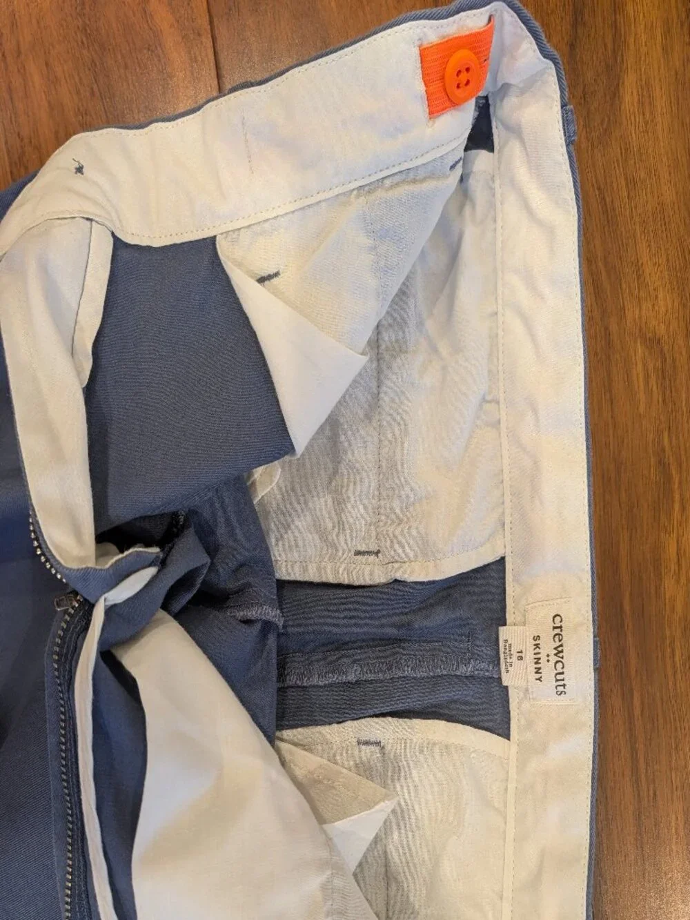 Crewcuts Chinos Slate Blue - 16 Skinny